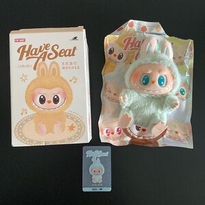 POP MART HAVE A SEAT LABUBU QUQU ( GREEN)